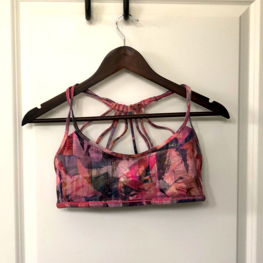 Lululemon sports bra, multicolored, size 8